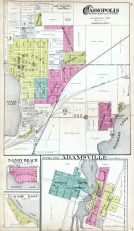 Cassopolis, Sandy Beach, Kamp Kosy, Adamsville, Cass County 1914